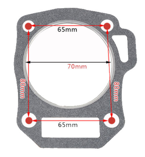 5XPCS Head Gaskets For China Model 170FD 3.5HP Small Air Cool Diesel Engine