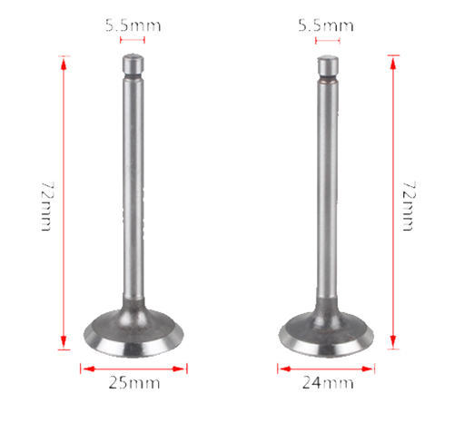 Intake And Exhaust Valves Kit For China Model 168FD 170FD 3HP/3.5HP Small Air Cool Diesel Engine