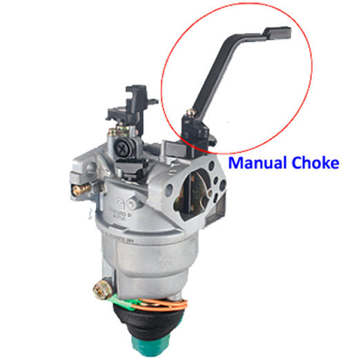 Manual Choke Type Carburetor Assy. With Solenoid Fits For 5-8KW Small Gasoline Brush Generator Set
