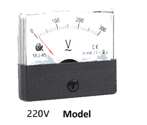 Single Phase Voltmeter Square Shape Fits For 2KW-5KW-8KW Small Gasoline Brush Generator Set