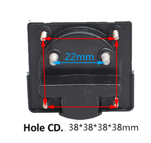 Three Phase Voltmeter Square Shape Fits For 5KW-8KW Small Gasoline Brush Generator Set