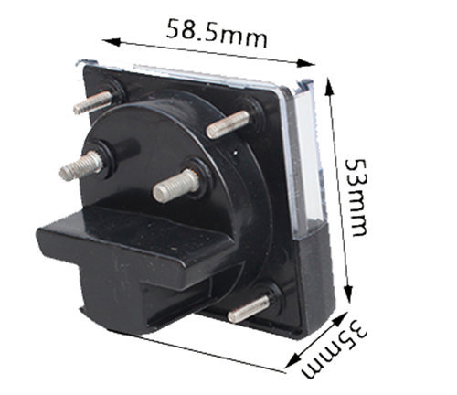 Single Phase Voltmeter Square Shape Fits For 2KW-5KW-8KW Small Gasoline Brush Generator Set