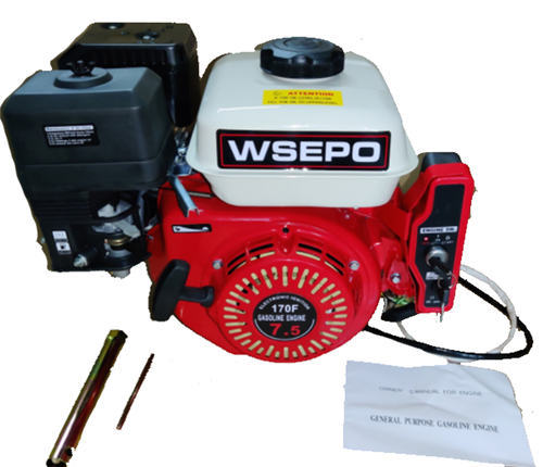 WSE170 Electric Start 212CC 7HP 4 Stroke Air Cooled Small Gasoline Engine W/. 3/4" 19.05MM Key Straight Output Used For Water Pump,Gokart Purposes Etc