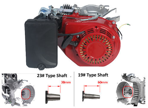 WSE170F 212CC Air Cool 4 Stroke Gasoline Engine W/.23# 38MM ShortTaper Shaft  Power Head Used For 2KW 2.5KW 3KW Small Generator Set