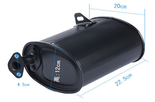 Regular Type Muffler/Silencer Fits For Almost All GX160 GX200 168F 170F Powered 2KW/3KW Small Gasoline Generator