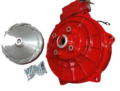 High Lift Aluminum Water Pump Assy. W/.Double Impellers Inside Fits GX200 168F 170F Engines Applied For Firefighting Or Highland Purposes Etc.