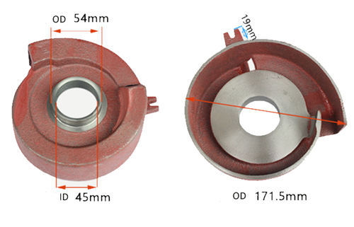 Impeller Iron Case Fits Most GX160 GX200 168F 170F 163CC-212CC Type 2Inch Aluminum Water Pump W/. 3-Hole Bolt Type Inlet