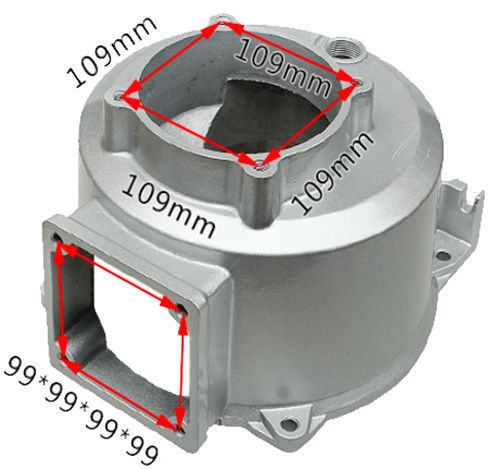 Pump Housing Body Fits For 188F 190F GX390 GX420 Type Engine Powered 4 Inch Gasoline Aluminum Water Pump
