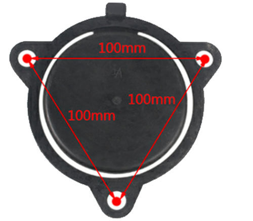 2XPCS 3" Pump Single Way Water Valve(100x100x100mm) For GX160 GX200 168F 170F Type Engine Powered 3Inch Aluminum Water Pump