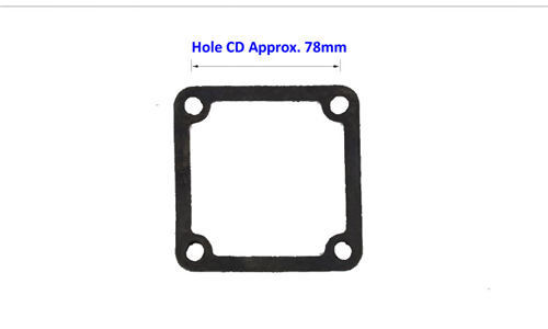 2XPCS Outlet Port Seat Rubber Seal Gasket Fits For GX160 GX200 168F 170F Type Engine Powered  2" Self-Priming Aluminum Water Pump Set