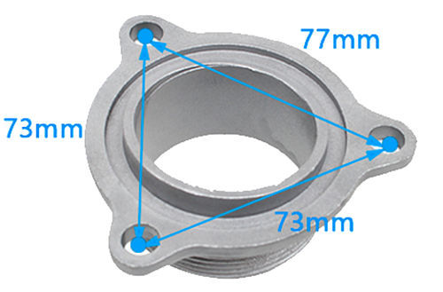 2" Pump Inlet Port(Type 1) Fits For GX160 GX200 168F 170F Type Engine Powered 2 In. Aluminum Water Pump Set