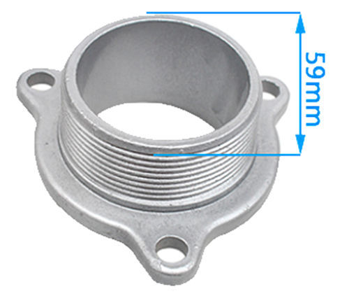 2" Pump Inlet Port(Type 1) Fits For GX160 GX200 168F 170F Type Engine Powered 2 In. Aluminum Water Pump Set
