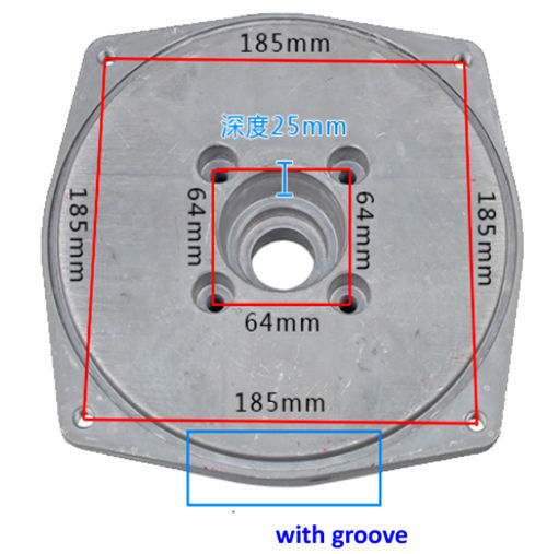 3&quot; Pump Cover(Type 1) Mtg. Hole CD. 65MM Fits For GX160 GX200 168F 170F Type Engine 20MM Key Shaft Powered 3 In. Aluminum Water Pump Set