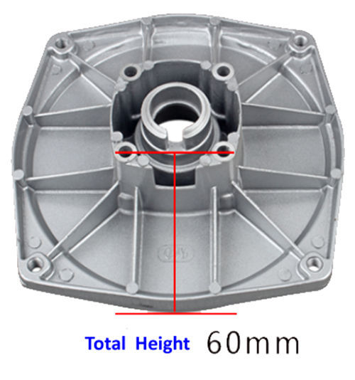 3" Pump Cover(Type 2) Mtg. Hole CD. 65MM Fits For GX160 GX200 168F 170F Type Engine 20MM Key Shaft Powered 3 In. Aluminum Water Pump Set