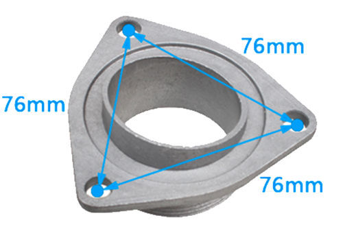2" Pump Inlet Port(Type 2) Fits For GX160 GX200 168F 170F Type Engine Powered 2 In. Aluminum Water Pump Set