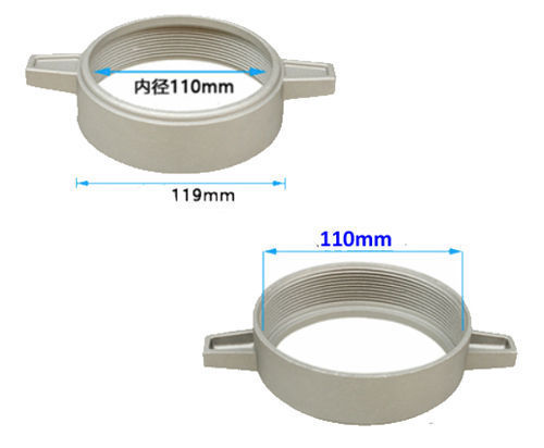 Hose Pipe Connector+Screw Nut+Rubber Seal Kit  Fits For 4&quot; Gasoline Aluminum Water Pump Inlet/Outlet Port