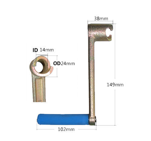 Hand Crank Fits For Changchai Or Simiar R165 R170 3HP-4HP Small Single Cylinder Water Cool Diesel Engine