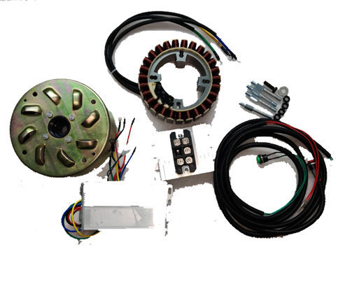 2KW DC Generator Kit (Rotor+Stator+Rectifier+Controller+Switch Buttons) 24V Model With Bolts