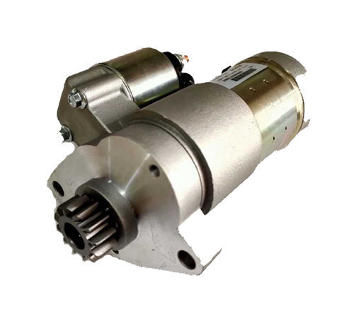 12T. 12V Electric Starter Motor For 2V90 V-Twin Cylinder Air Cooled Diesel Engine 10KW Generator Parts