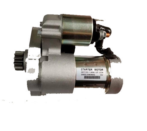 12T. 12V Electric Starter Motor For 2V90 V-Twin Cylinder Air Cooled Diesel Engine 10KW Generator Parts