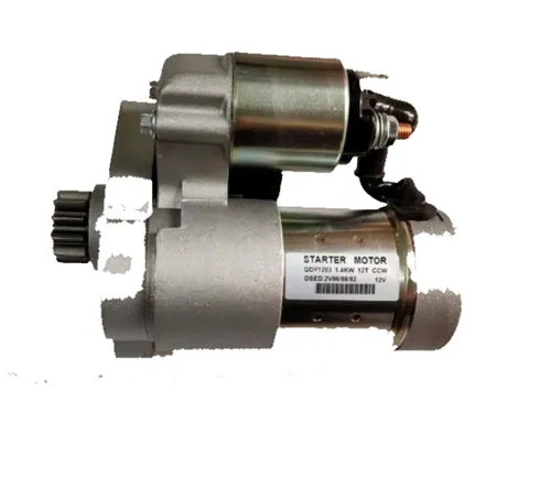 12T. 12V Electric Starter Motor For 2V86 V-Twin Cylinder Air Cooled Diesel Engine