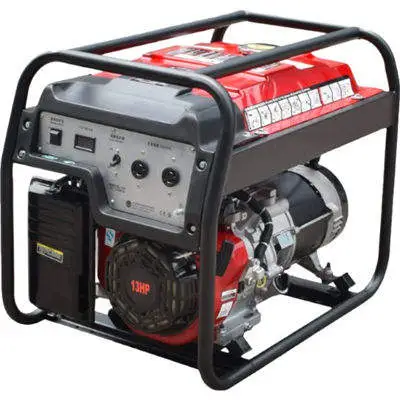 WSE6500 6.5KW 6500W Gasoline Brush Generator 220V/230V 50Hz AC Single Phase 100% Copper Winding