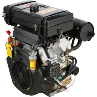 WSE-2V88F 22HP 870CC V-Twin Air Cool Diesel Engine W/ Electric Starter Applied For Multi-Purpose