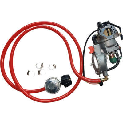 LPG Propane Gasoline Carburetor Conversion Kit Fits For 5500 6500 7500 8500 5KW-8KW Honda Wen Predator Coleman Champion Or Similar Gasoline Generator