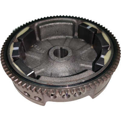 6 Grade(Six Magnets)Electric Flywheel With Gear Ring Teeth For Predator 6.5HP 212CC Hemi Engine Applied For Lighting Or Charging Purpose