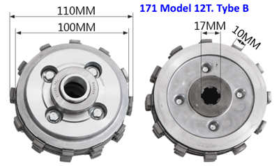 171 clutch drum type b