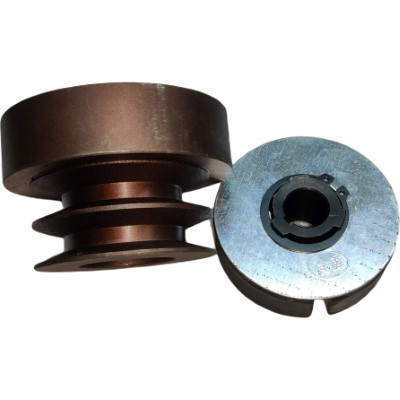 Centrifugal Pulley Belt Iron Clutch 20MM Hole Dia. Double Groove Fits For 168F 170F GX160 GX200 Gasoline Engine