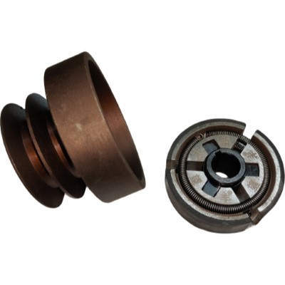 Centrifugal Pulley Belt Iron Clutch 20MM Hole Dia. Double Groove Fits For 168F 170F GX160 GX200 Gasoline Engine