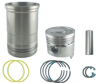 Cylinder Liner(Sleeve)+Piston Kit(6PC Set) For EM195 Swirl Chamber Model Single Cylinder Water Cool Diesel Engine