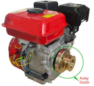 Pulley Belt Friction Clutch Assy W/. Double Groove Fits For Honda Predator Wen Wildcat 212cc 223cc Engines With 3/4" Key shaft