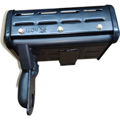 Rectangular Shape Muffler Silencer Exhaust Pipe For China Model 192F 12HP 499CC Small Air Cooled Diesel Engine