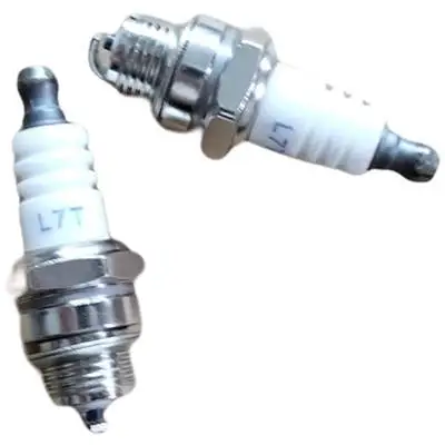 2XPCS Spark Plug L7T For Universal 2 Stroke Small Gasoline Chainsaw/ Brush Cutter Engine