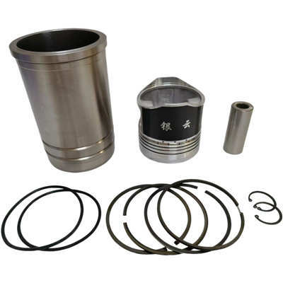 Cylinder Liner(Sleeve) & Piston Kit(6PC Set) For Laidong LD KM130 Single Cylinder 4 Stroke Water Cool Diesel Engine