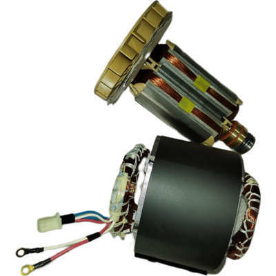 100% Copper Wire Winding Alternator Rotor and Stator Assy. With Cooling Fan 3000W 3KW For 173F 230V 50hz Brush Generator