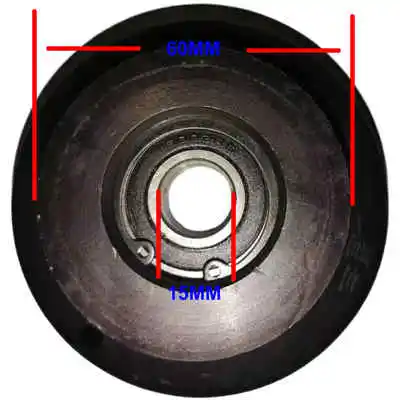 Single Groove Slot Pulley Belt Clutch Enhanced Torsion Fits 152F 154F 4 Stroke Single Gasoline Engine With 15MM Diameter Key Type Output Shaft Applied For Tiller Grinder Machine Etc.