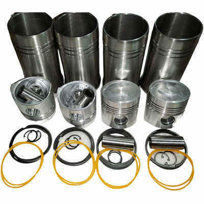 Cylinder Sleeve Liner And Piston Kit Including Pin Circlip (4 Cylinder Sets) For Weichai K4100 K4102 K4100ZD Water Cool Diesel Engine 30KW Generator Spare Parts