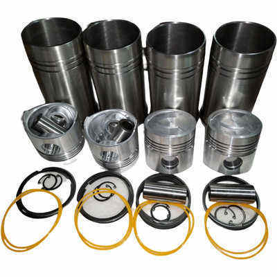 Cylinder Sleeve Liner And Piston Kit Including Pin Circlip (4 Cylinder Sets) For Weichai K4100 K4102 K4100ZD Water Cool Diesel Engine 30KW Generator Spare Parts