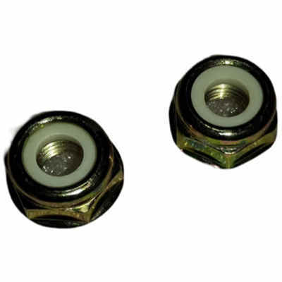 2XPCS Universal Gearcase Working Head Cover Reverse Tooth Locking Nut For Gasoline Brush Cutter