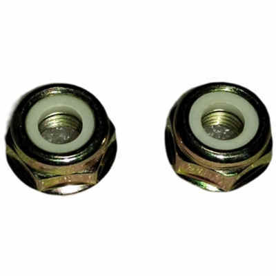 2XPCS Universal Gearcase Working Head Cover Reverse Tooth Locking Nut For Gasoline Brush Cutter