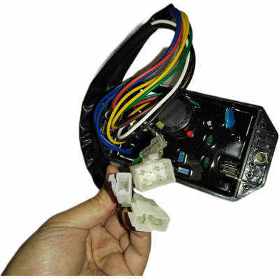 10 Wires Single Phase Automatic Voltage Regulator Fits KDE3500X KDE6500E KIPOR KAMA Model Or Similar Diesel Generator Regulator 178F 186 186FA 3KW 5KW AVR