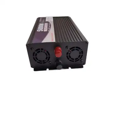 DC 12V To AC 110V Pure Sine Wave Power Inverter 5000W With Digital Display And 2 Sockets