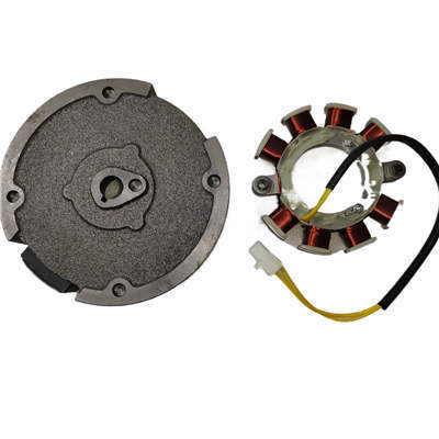 120W 12V 6 Pole(Six Inner Magnets) Flywheel Stator Kit For Clone 196CC 212CC Predator Non-Hemi 6.5HP 7HP  Engine Applied For Lighting Or Charging Purpose