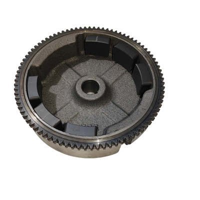 6 Pole(Six Inner Magnets) Electric Type Flywheel With Gear Ring For Clone 196CC 212CC Predator Non-Hemi 6.5HP 7HP  Engine Applied For Lighting Or Charging Purpose
