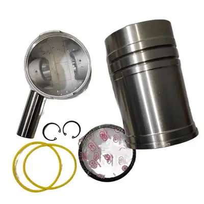 Cylinder Liner Sleeve With Piston And Rings Kit (6 PC Set) Fits For Changchai Changfa or Similar ZS1115 Direct Injection Single Cylinder Water Cool Diesel Engine