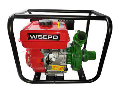 WSE50D 2 Inch Cast Iron Water Pump Set Powered by WSE170F 7HP 208CC  Air Cool Gasoline Engine