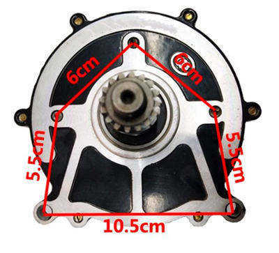 WSEPO 1000W 72V Brushless DC Motor For Electric Tricycle 3 Wheeler Mini EV